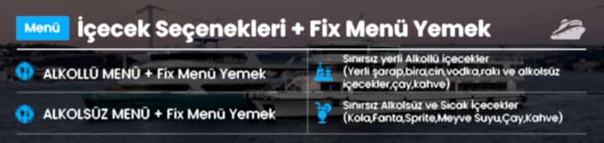 Türk Gecesi Menü